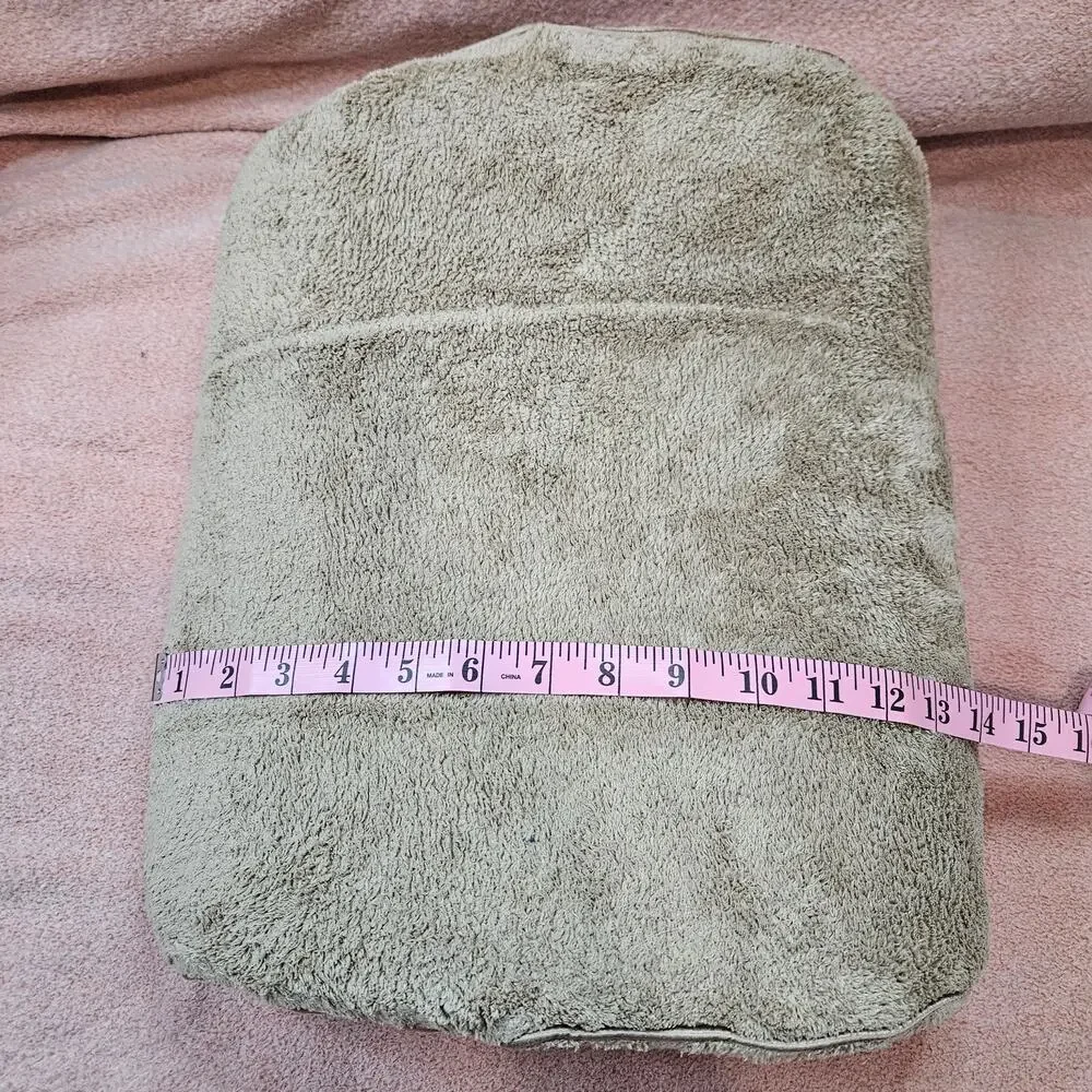 Brookstone Fleece Lumbar Support Pillow Sectional Back Cushion
